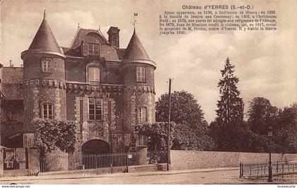 CPA 91  CHATEAU D YERRES