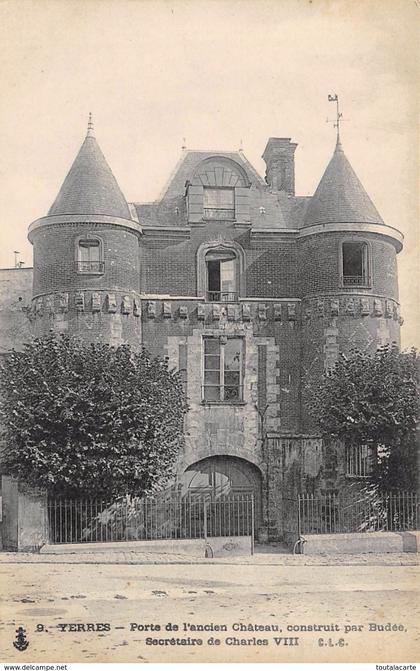 CPA 91  YERRES PORTE DE L ANCIEN CHATEAU