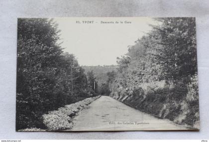 Yport, descente de la gare, Seine Maritime 76