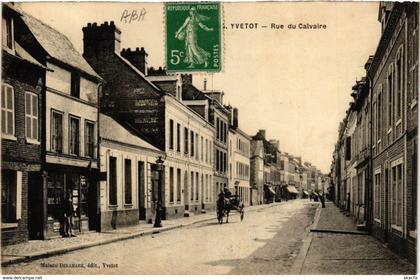 CPA YVETOT-Rue du Calvaire (349260)