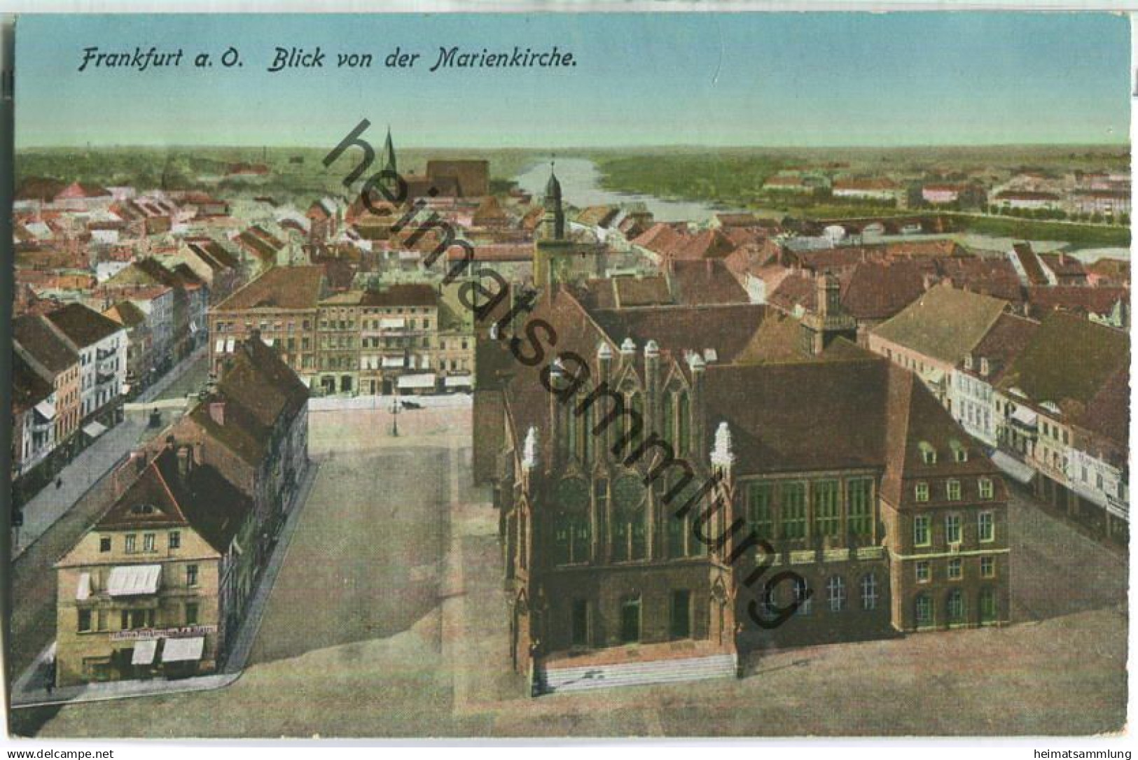 Frankfurt/Oder - Blick von der Marienkirche - Verlag Hermann Schinke Frankfurt/Oder