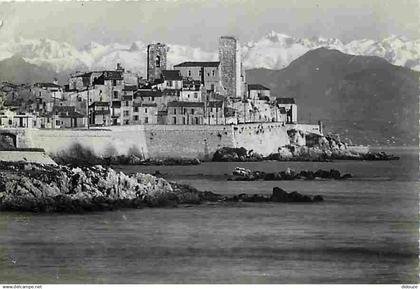 06 - Antibes - Les Remparts - Les Remparts et les Alpes - CPM - Voir Scans Recto-Verso