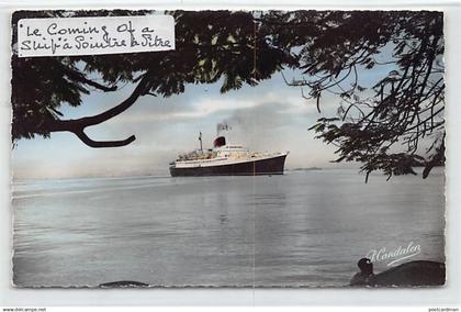 Guadeloupe - POINTE à PITRE - Arrivée du bateau - Ed. P. Candalen 64