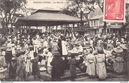 Guadeloupe - POINTE à PITRE - Le marché - Ed. Phos