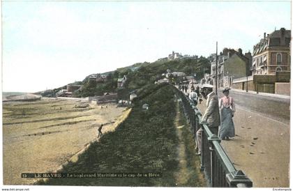 CPA Carte postale France  Le Havre Boulevard Maritime et Cap de la Hève   VM83305