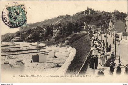 CPA Ste-ADRESSE - Le Boulevard maritime et le Cap de la Heve (126394)