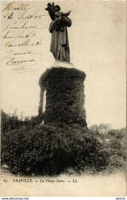 CPA GRAVILLE-ST-HONORINE - La Vierge Noire (199452)