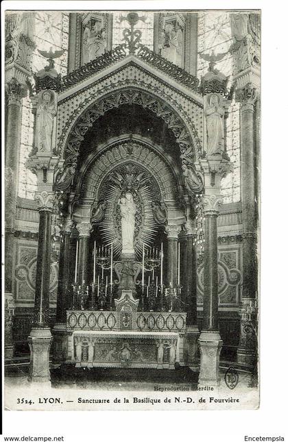 CPA - Carte Postale -  FRANCE -Lyon Sanctuaire de la Basilique de N.D. de Fourvière-1913 VM14-1