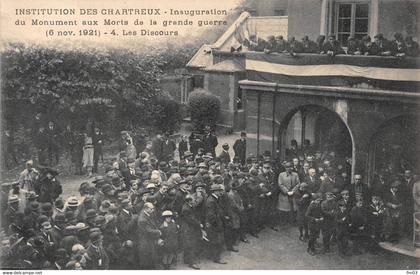 Lyon 1 Institution des Chartreux inauguration du monument aux morts