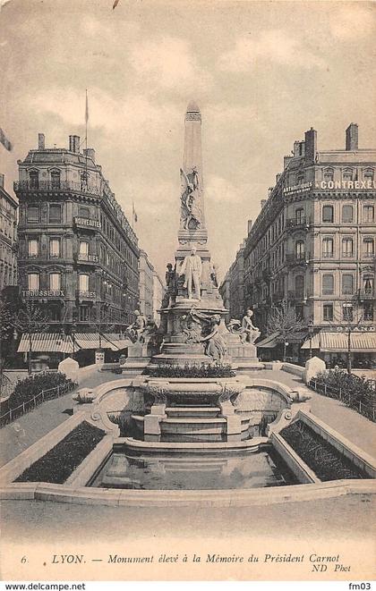 Lyon 2 monument président Carnot ND 6