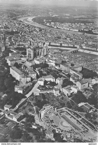 LYON  69  5°ARR  THEATRE ROMAIN, BASILIQUE DE FOURVIERE - VUE AERIENNE