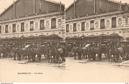 MARSEILLE LA GARE  (CARTE PRECURSEUR)