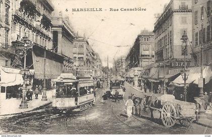 CPA Marseille Rue Canebière