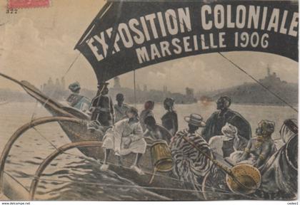 EXPOSITION COLONIALE  MARSEILLE 1906