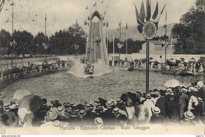 Marseille - Expositions Coloniales - Water Toboggan