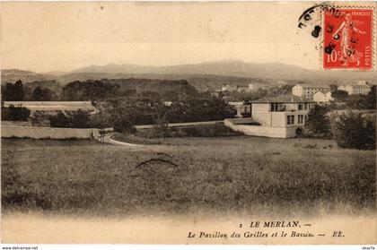 CPA MARSEILLE - Le Merlan Le Pavillon des Grilles et le Bassin (986417)