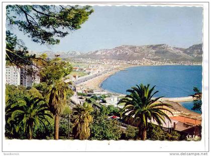 14166 Marseille , vue generale sur plage pointe rouge, Gandini , 13.55.89 iris