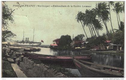 Carte Postale Ancienne de FORT de FRANCE