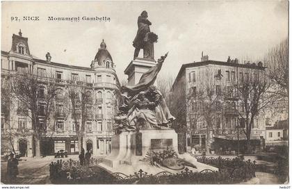 Nice - Monument Gambetta