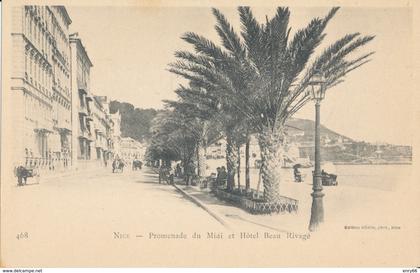 FRANCIA-NIZZA PROMENADE DU MIDI ET HOTEL BEAU RIVAGE