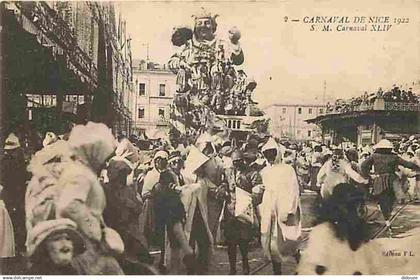 06 - Nice - Carnaval de Nice 1922 - S M Carnaval XLIV - Animée - CPA - Voir Scans Recto-Verso