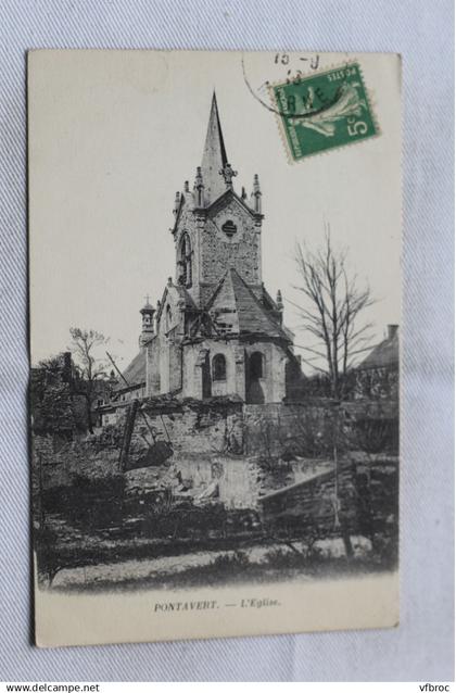 Pontavert, l'église, Aisne 02