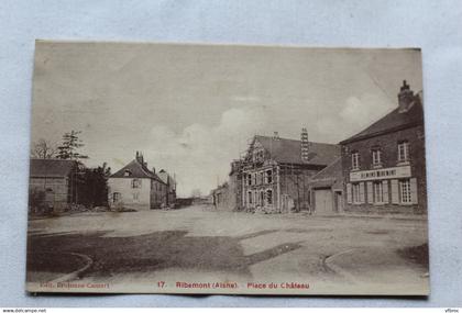 Ribemont, place du château, Aisne 02