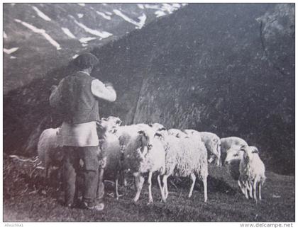 1908 CPA AULUS les bains plateau de lers(Ariège 09 )-les Pyrénées ariégeoise  --photo labouche frère Toulouse