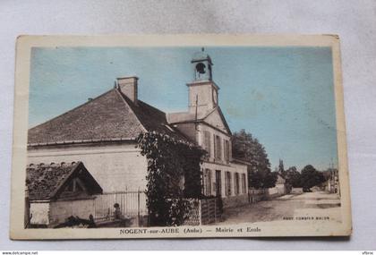 Nogent sur Aube, mairie et école, Aube 10