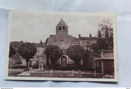 Cpsm 1953, Charmé, l'église, Charente 16