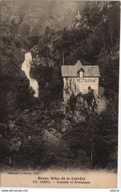 CPA GIMEL Cascade et Restaurant (144696)