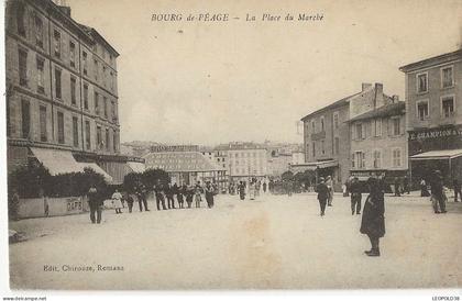 Bourg de Péage La place du Marché