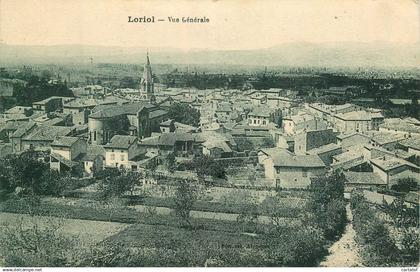 LORIOL .  Vue générale