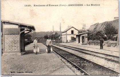 27 ARNIERES - la station (gare)