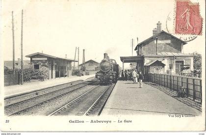 CPA Gaillon Aubevoye La Gare