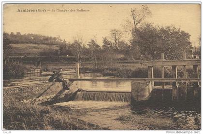 Eure : Arnières, Le Chantier des Flotteurs