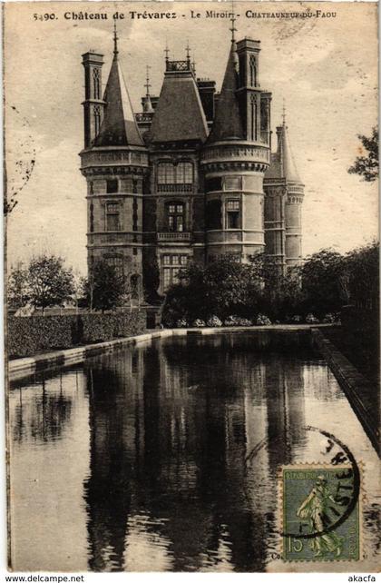 CPA Chateau de Trevarez - Le Miroir - Chateauneuf-du-Faou (1033971)