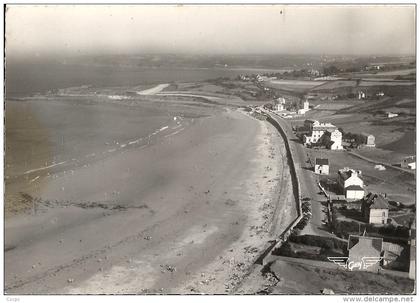 CPSM Primel - Trégastel - vue aérienne - La Plage