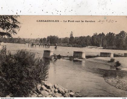 CASSAGNOLES LE PONT SUR LA GARDON