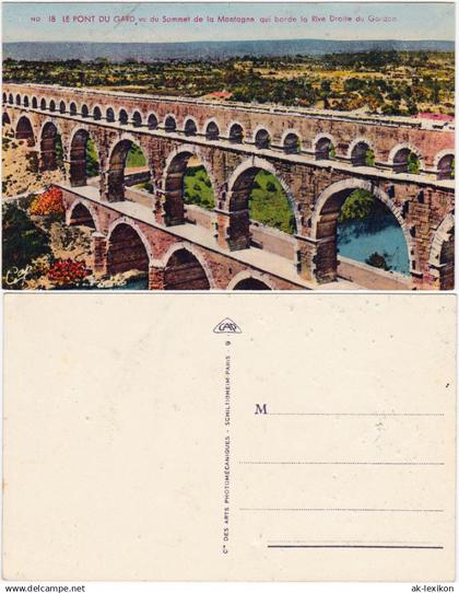 CPA Remoulins Pont du Gard 1920