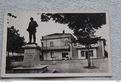 Cpsm, Eauze, statue Félix Soules, Gers 32