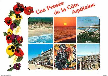 33 - Gironde - La Cote Aquitaine - Multivues - CPM - Voir Scans Recto-Verso