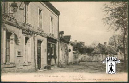 37 Ingrandes-de-Tourraine - INGRANDES (Indre-et-Loire) - La Mairie - Place de l´Eglise - cpa