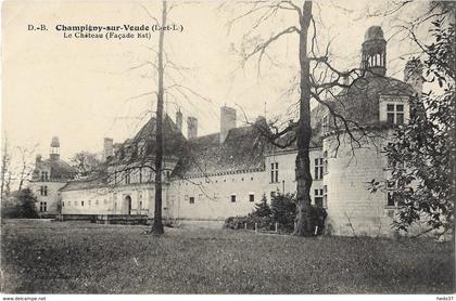 Champigny-sur-Veude - Le Château (Façade Est)