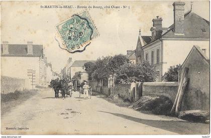 Saint-Martin-le-Beau - Entrée du Bourg, côté Ouest