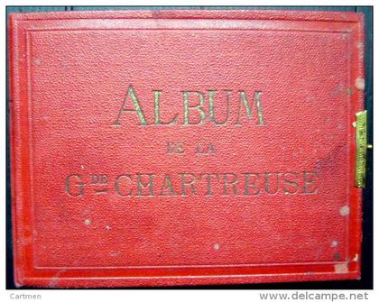 38 LA GRANDE CHARTREUSE ALBUM DE 20 PHOTOS ORIGINALES DU MONASTERE VERS 1890 SOUS PASSES