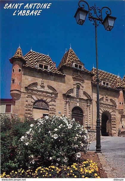 38 - Saint Antoine l'Abbaye - L'Abbaye - Fleurs - Carte Neuve - CPM - Voir Scans Recto-Verso