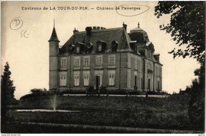 CPA AK Faverges - Chateau de Faverges - Env. de La TOUR-du-PIN (489337)