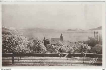 CPA Clelles vue générale en hiver