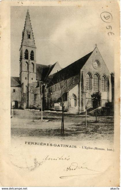 CPA AK FERRIERES-en-GATINAIS - FERRIERES-GATINAIS - Église (632395)